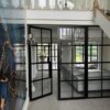 Cửa nhôm slim nội thất mở quay của Euroview