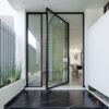 Cửa nhôm slim nội thất mở quay của Euroview