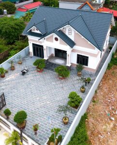Mẫu nhà đẹp sử dụng bộ cửa nhôm Đẹp-Độc-Lạ của Euroview