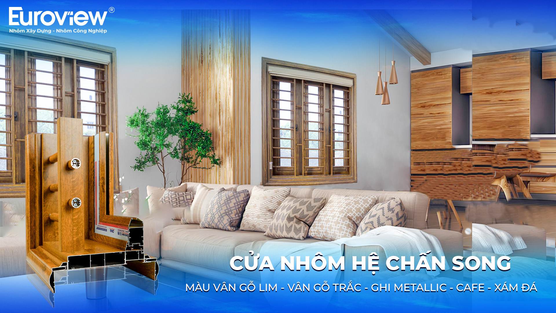 Cửa nhôm chấn song