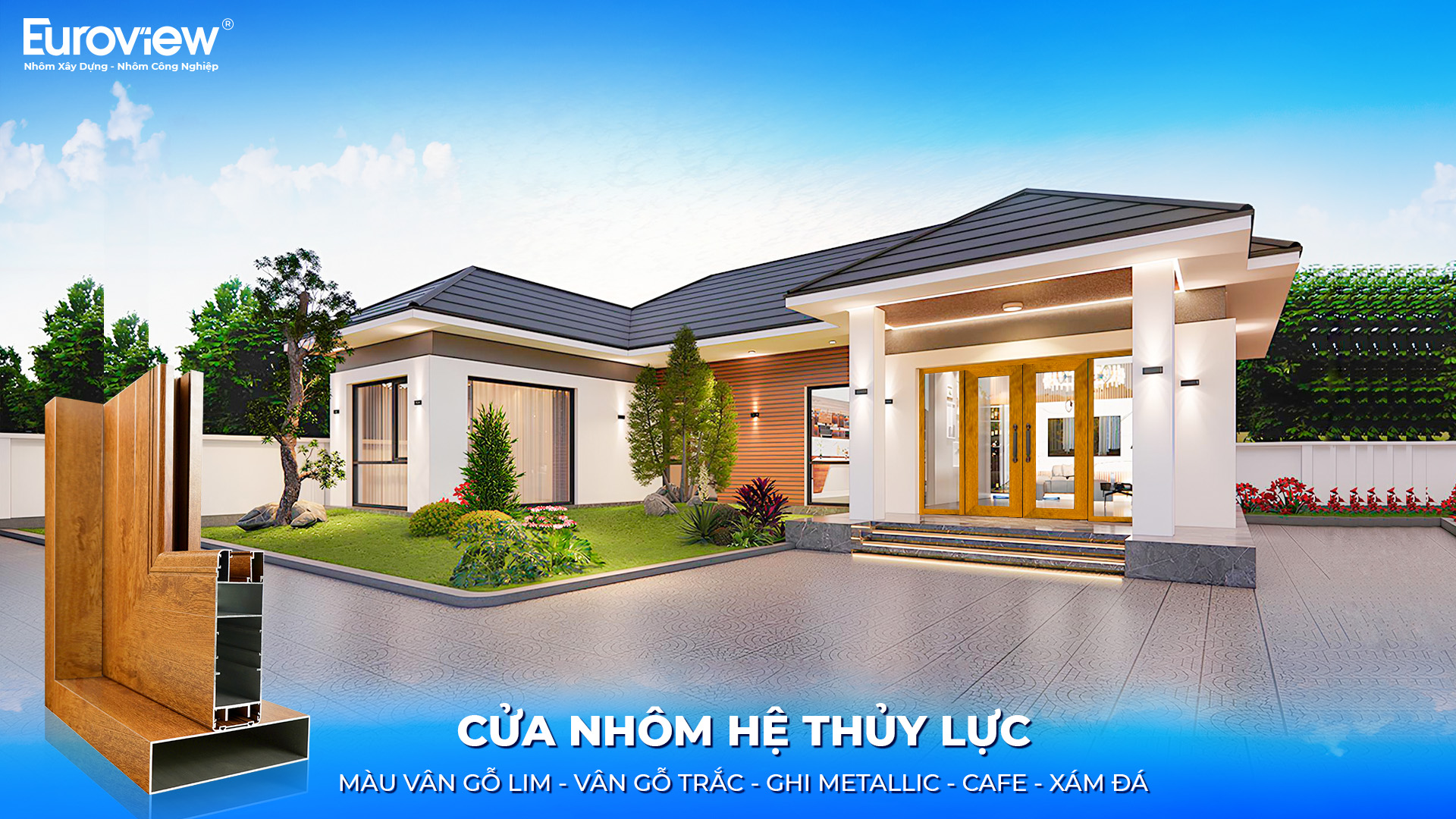 Cửa nhôm thủy lực