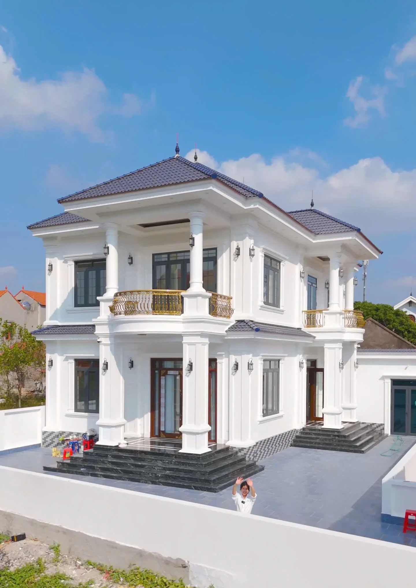 Mẫu biệt thự 3 tầng tiện nghi và thẩm mỹ tại Bắc Ninh