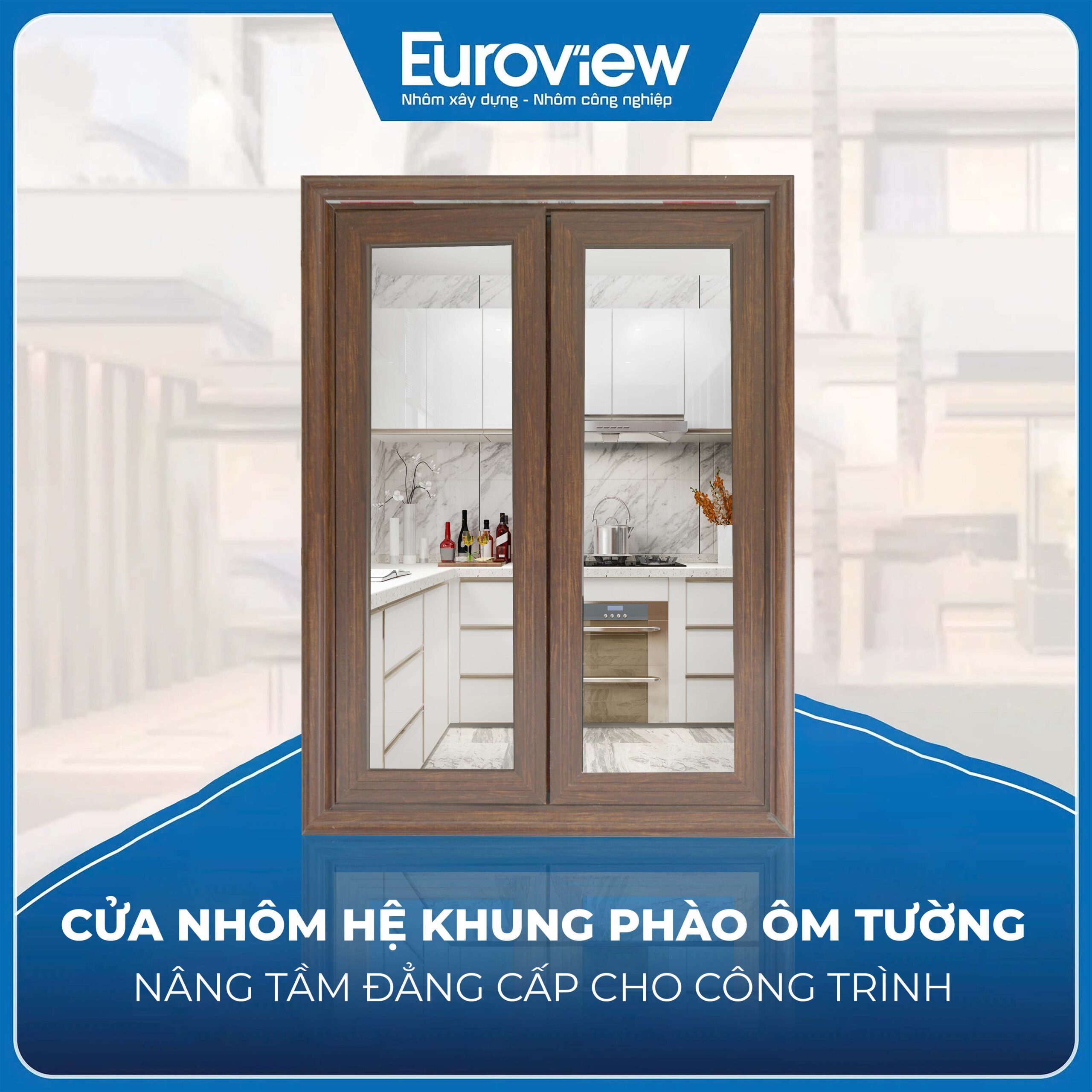 Báo giá nhôm hệ cao cấp bảo hành tới 25 năm của Euroview