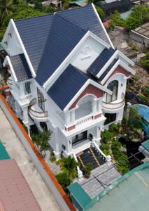 SIÊU PHẨM BIỆT THỰ MÁI THÁI SỬ DỤNG 100% CỬA NHÔM CAO CẤP CỦA EUROVIEW TẠI NINH BÌNH